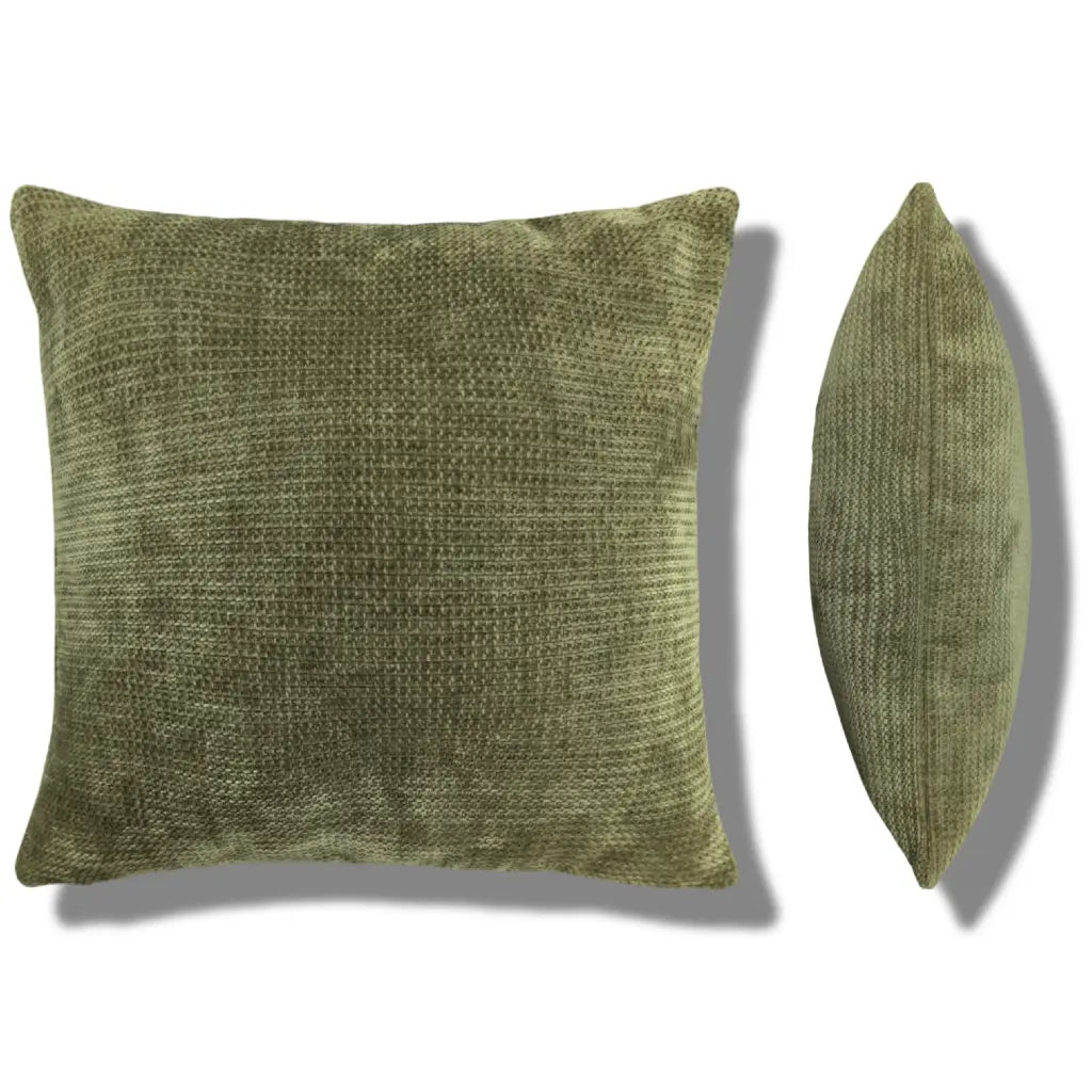 York Chenille Cushion Cover and Filled Cushion 18" x 18" (45cm x 45cm) by Sundour 20