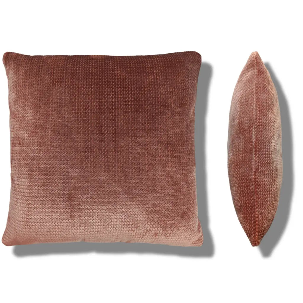 York Chenille Cushion Cover and Filled Cushion 18" x 18" (45cm x 45cm) by Sundour 24