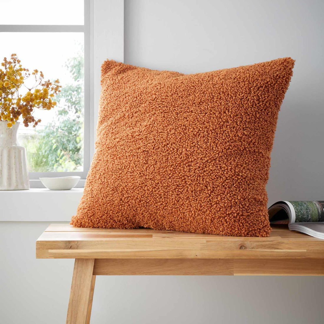 Catherine Lansfield So Soft Velvet Filled Cushion 45cm x 45cm