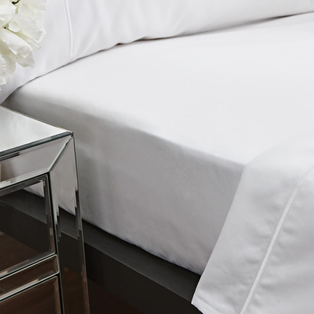 Bianca Fine Linens Luxury 800 Thread Count Cotton Sateen 36cm Deep Fitted Sheet