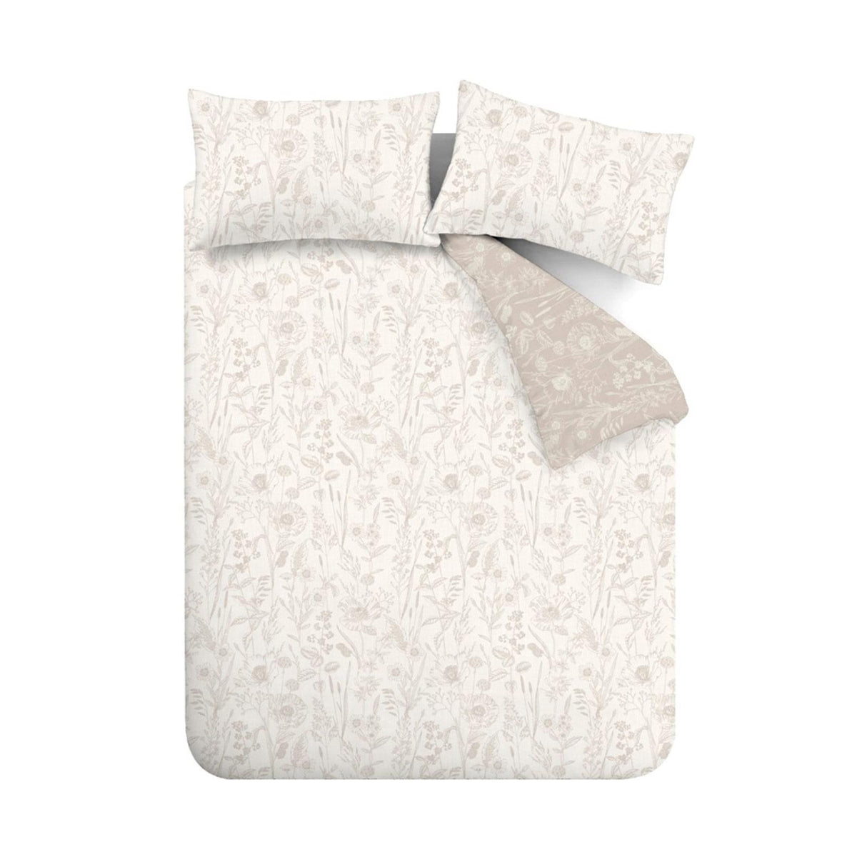 Brushed Floral Toile Duvet Cover Set by Bianca