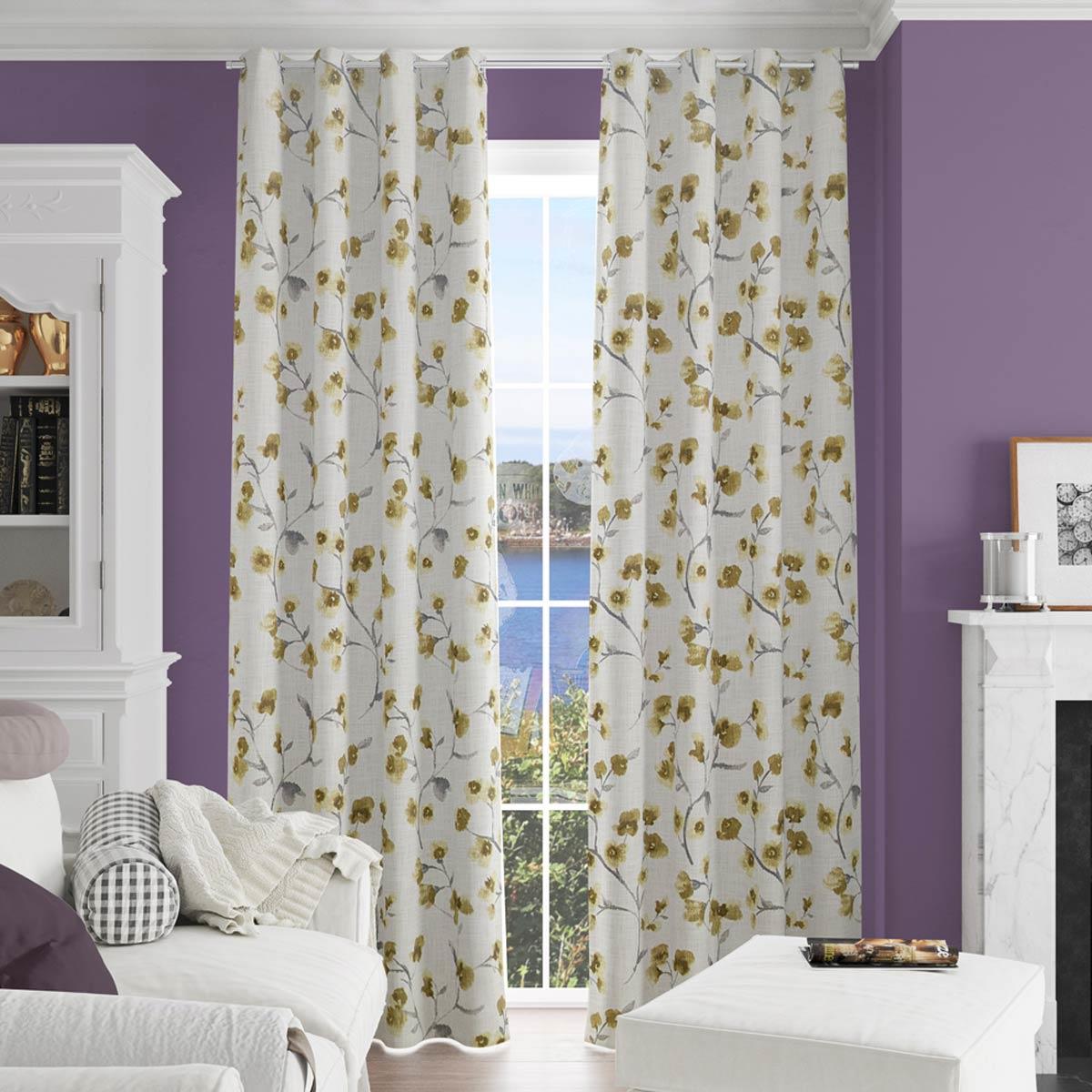 Como Ochre Made To Measure Curtains by Style Furnishings