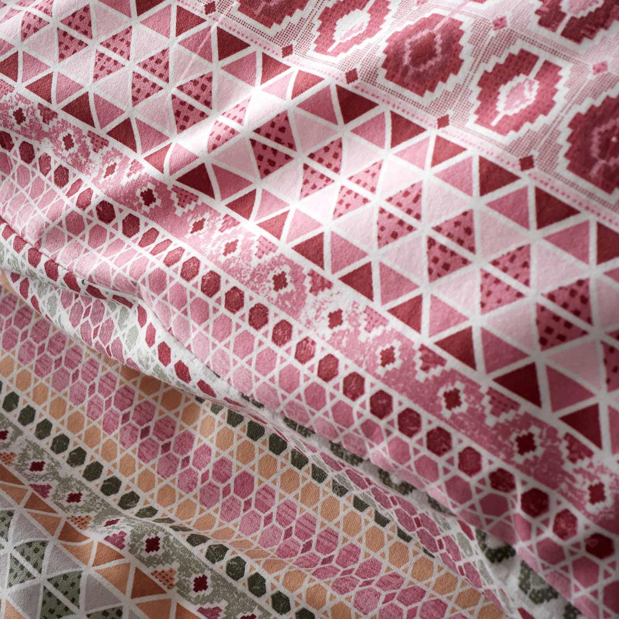 Brushed Cotton Flannelette Fairisle Duvet Cover Set by Catherine Lansfield