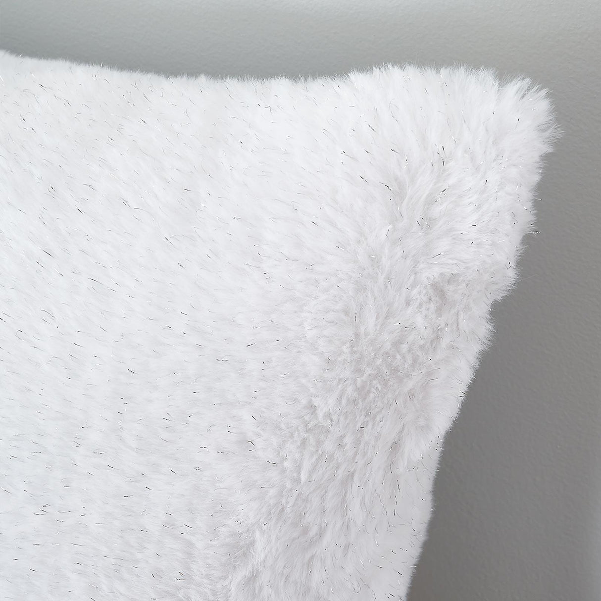 Catherine Lansfield Glamour Fur Filled Cushion 45cm x 45cm 2