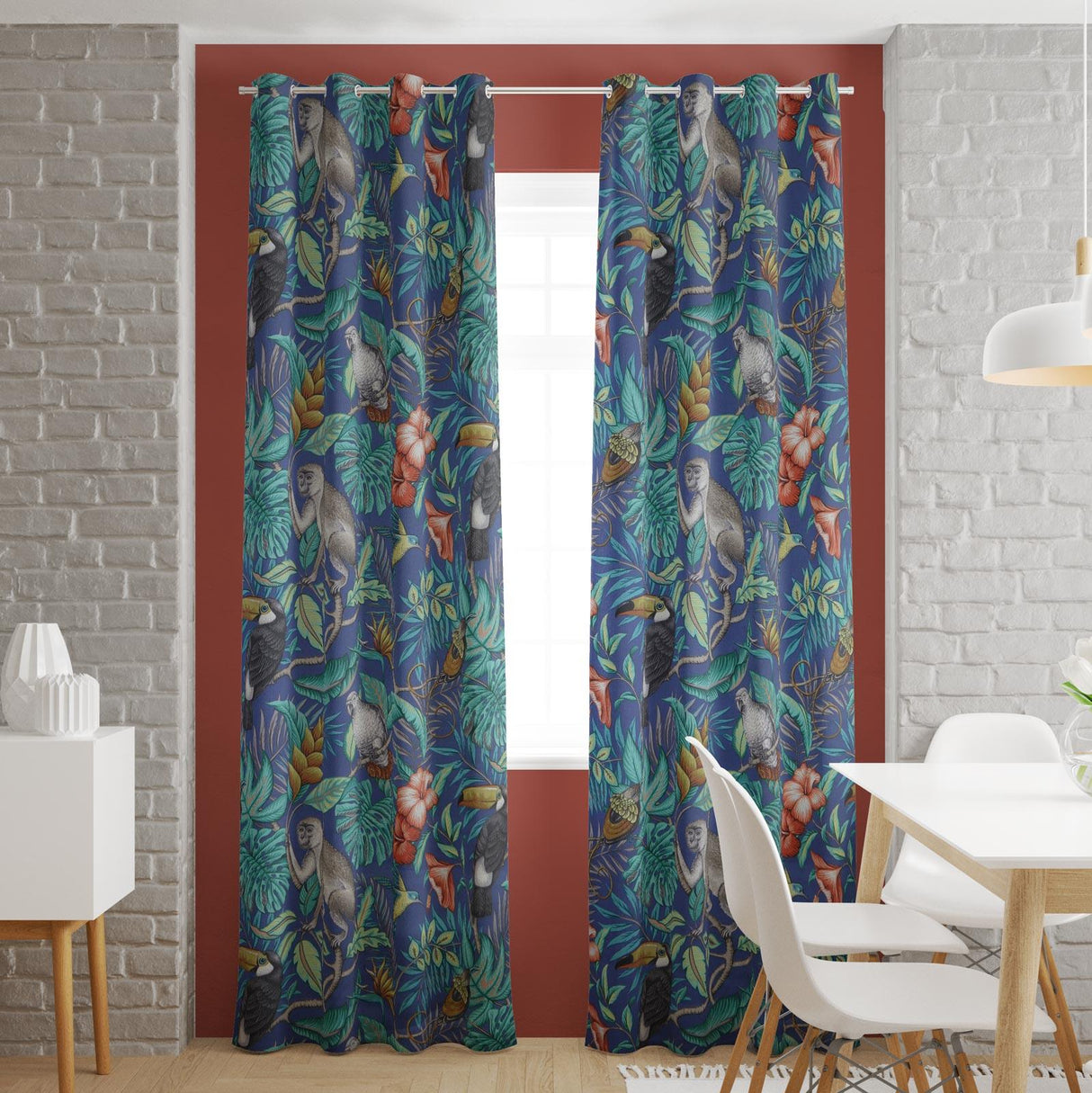 Rainforest Marine Made To Measure Curtains by Style Furnishings