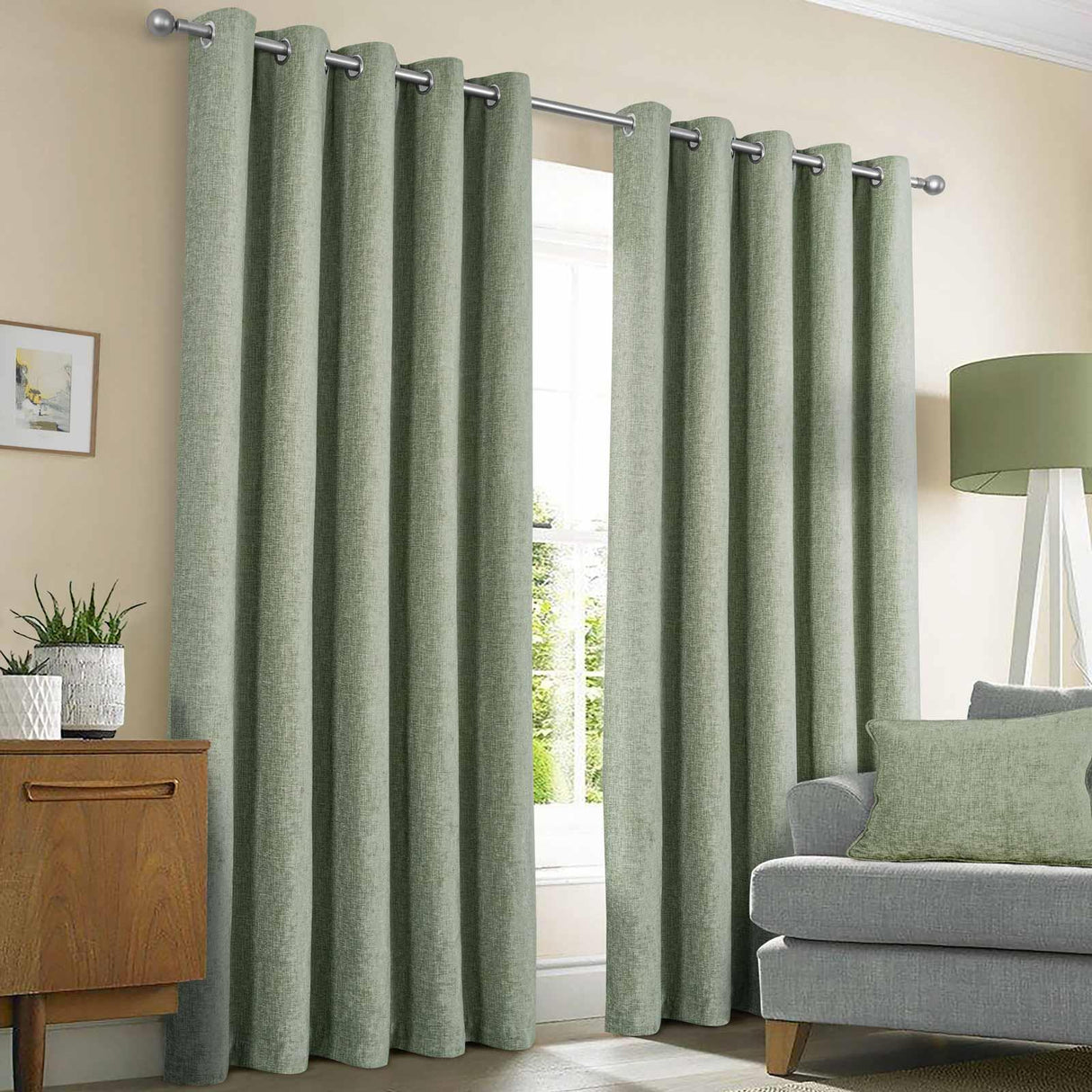 Amberley Thermal Eyelet Curtains by Sundour