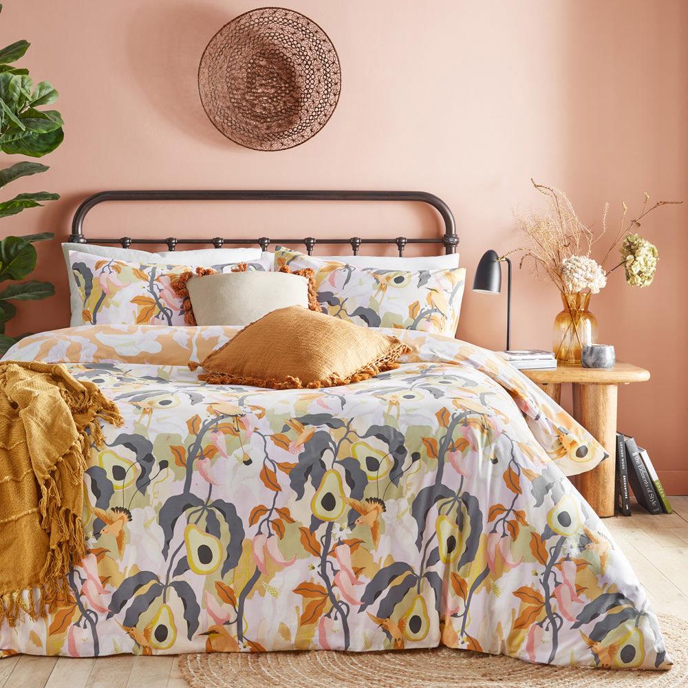 Huerta Tropical Mango Duvet Cover Set