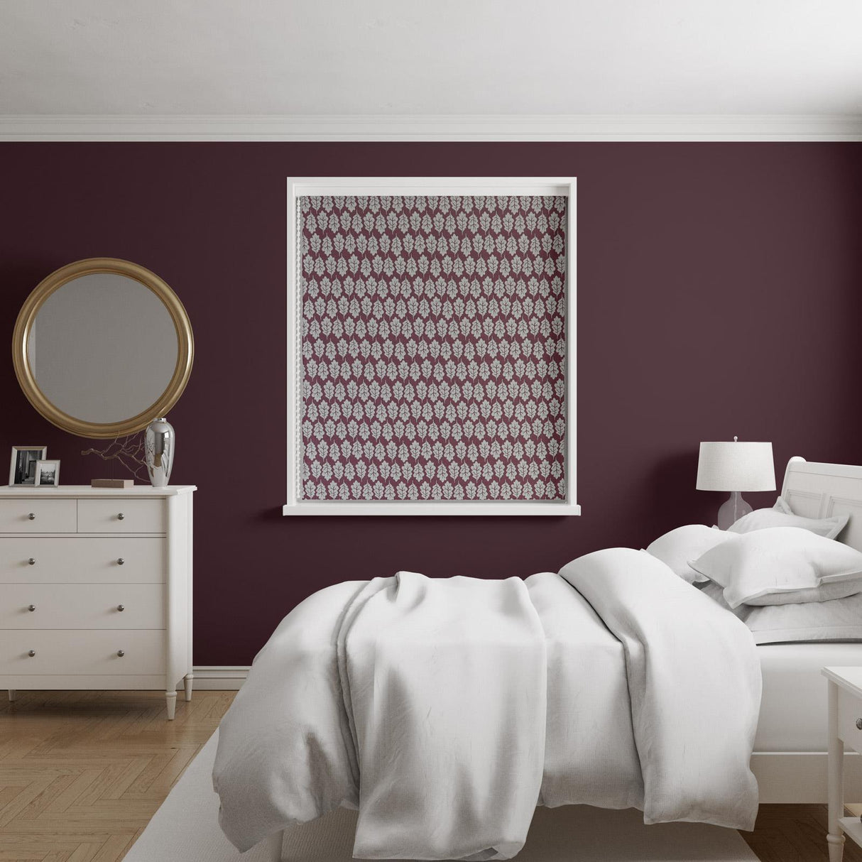 Oak Leaf Maasai Made To Measure Roman Blind by Style Furnishings