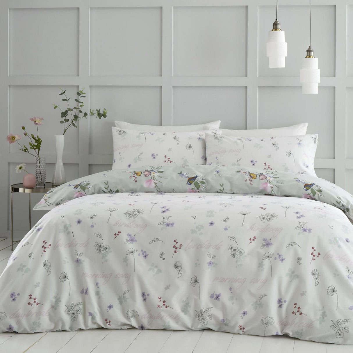 Songbird Duvet Cover Set by Catherine Lansfield