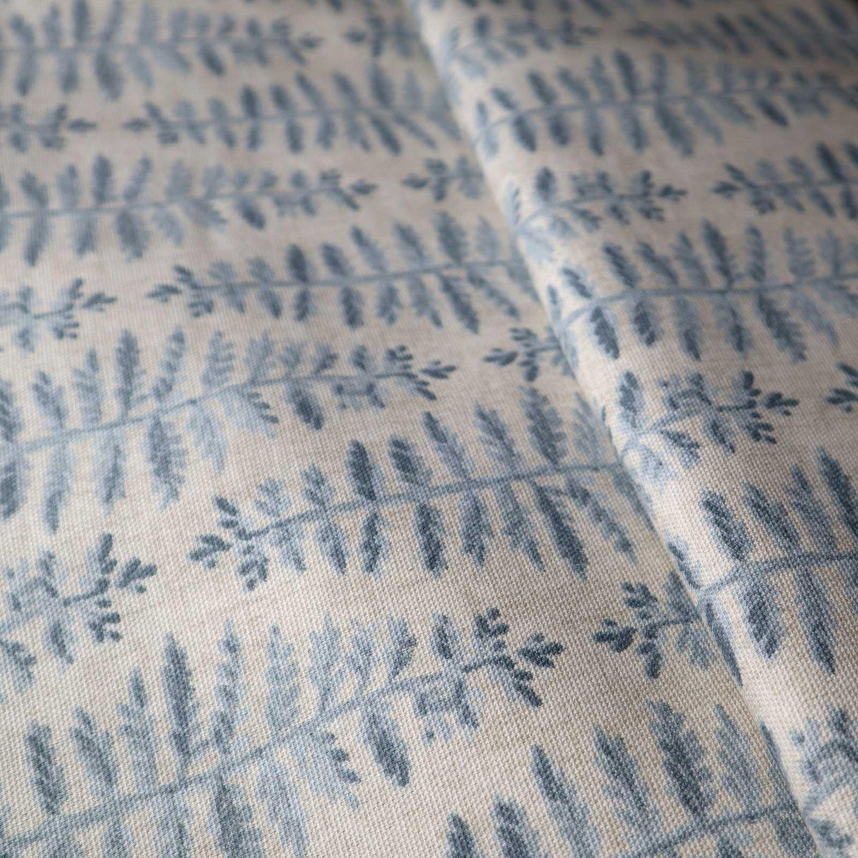 Fernia Denim Made To Measure Roman Blind by Style Furnishings