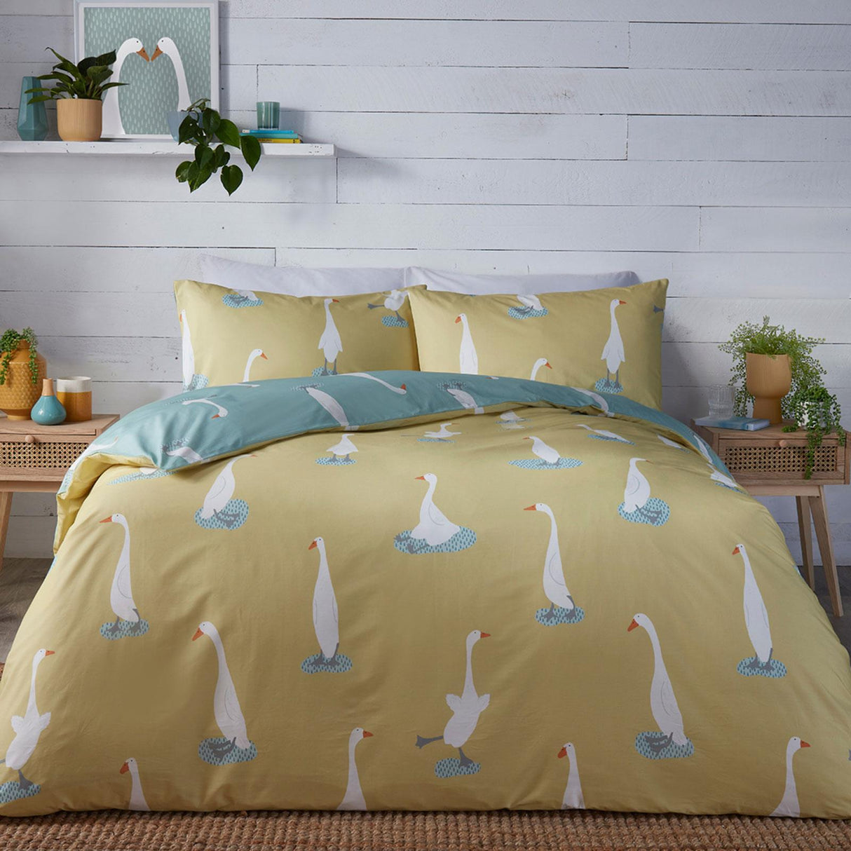 Puddles the Duck Duvet Cover Set by Fusion