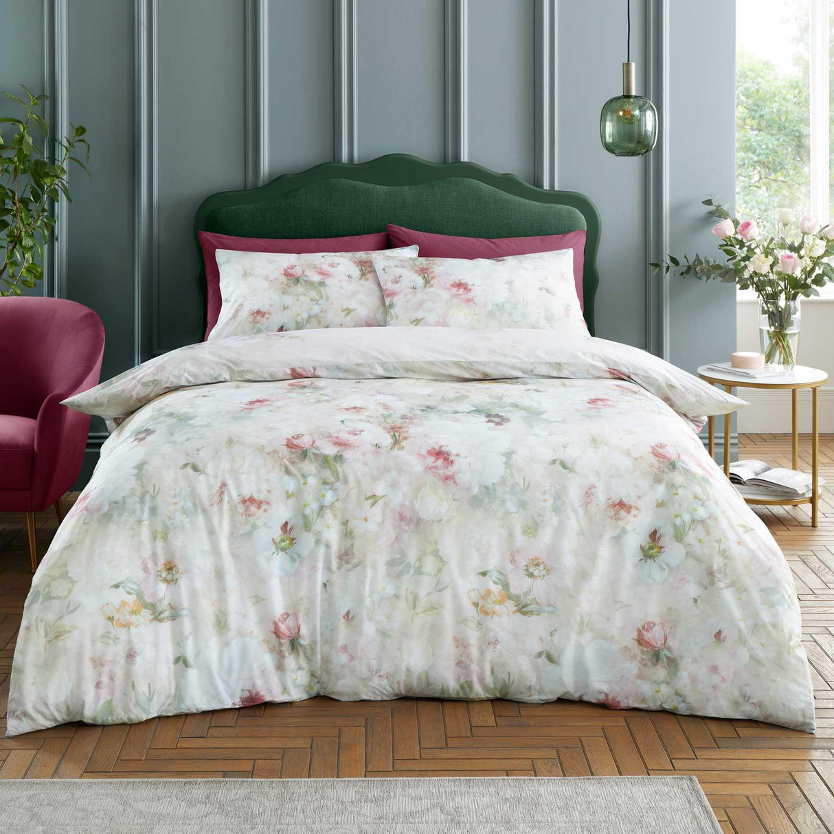 Rose Bloom Duvet Cover Set by RHS