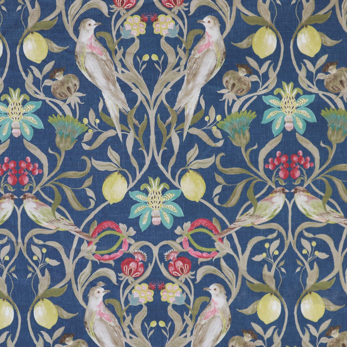 Eliza Navy Made To Measure Roman Blind by Style Furnishings