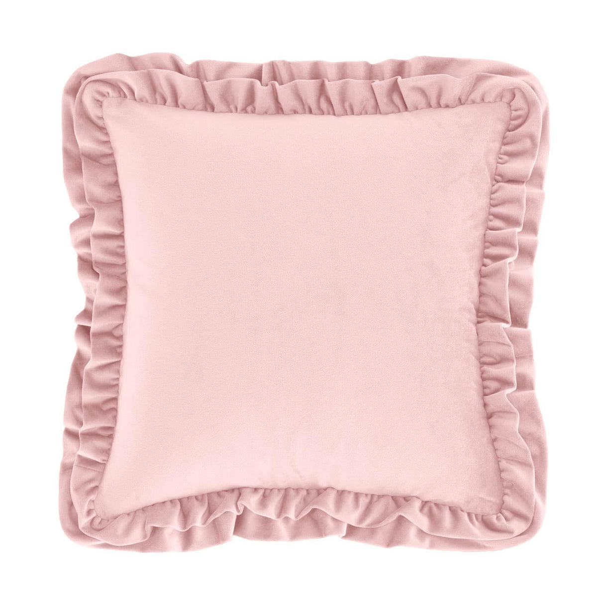 Catherine Lansfield So Soft Double Frill Filled Cushion 43cm x 43cm 9