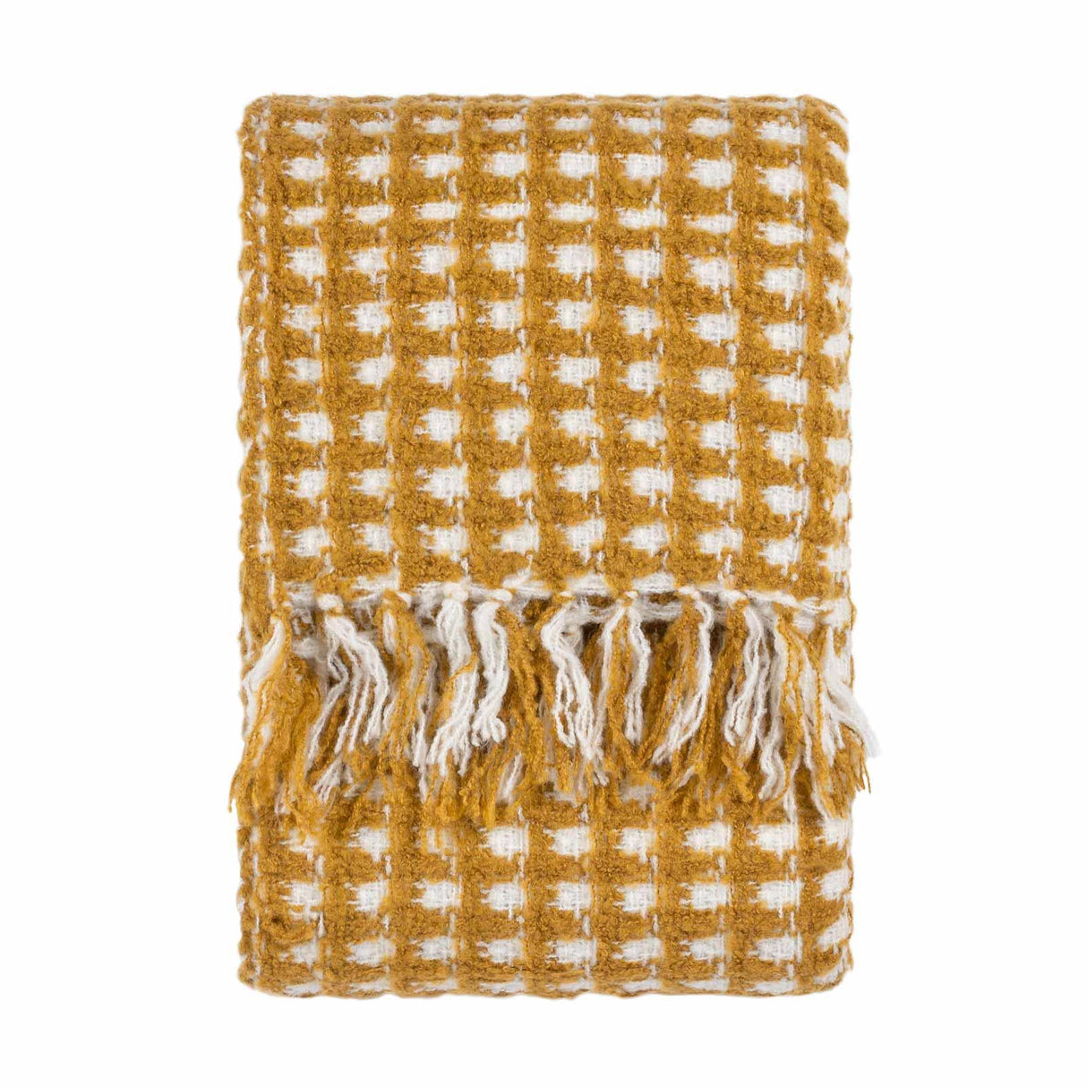 Toasty Waffle Throw Blanket 130cm x 170cm by furn.