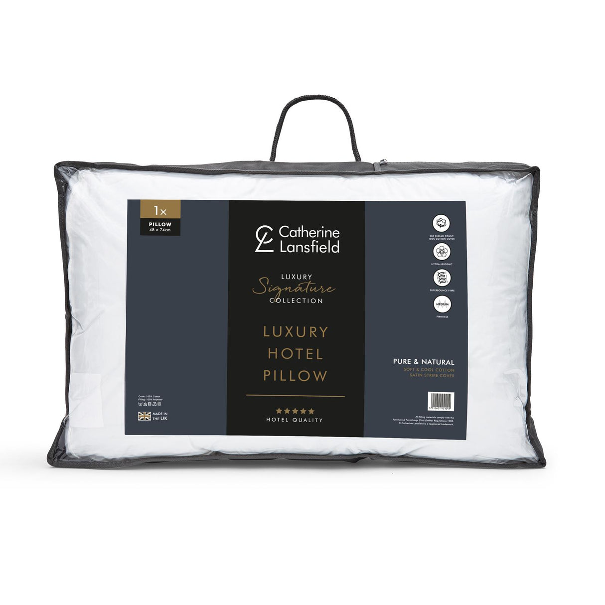 Luxury Hotel Pillow by Catherine Lansfield
