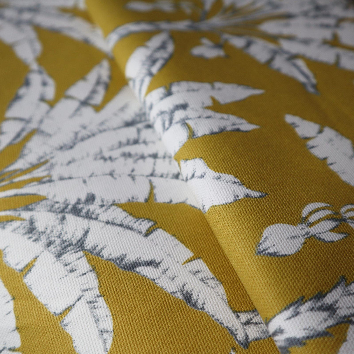 Palm House Ochre Made To Measure Roman Blind by Style Furnishings