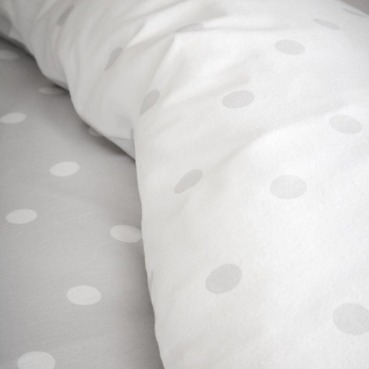 Brushed Polka Dot Duvet Cover Set by Catherine Lansfield