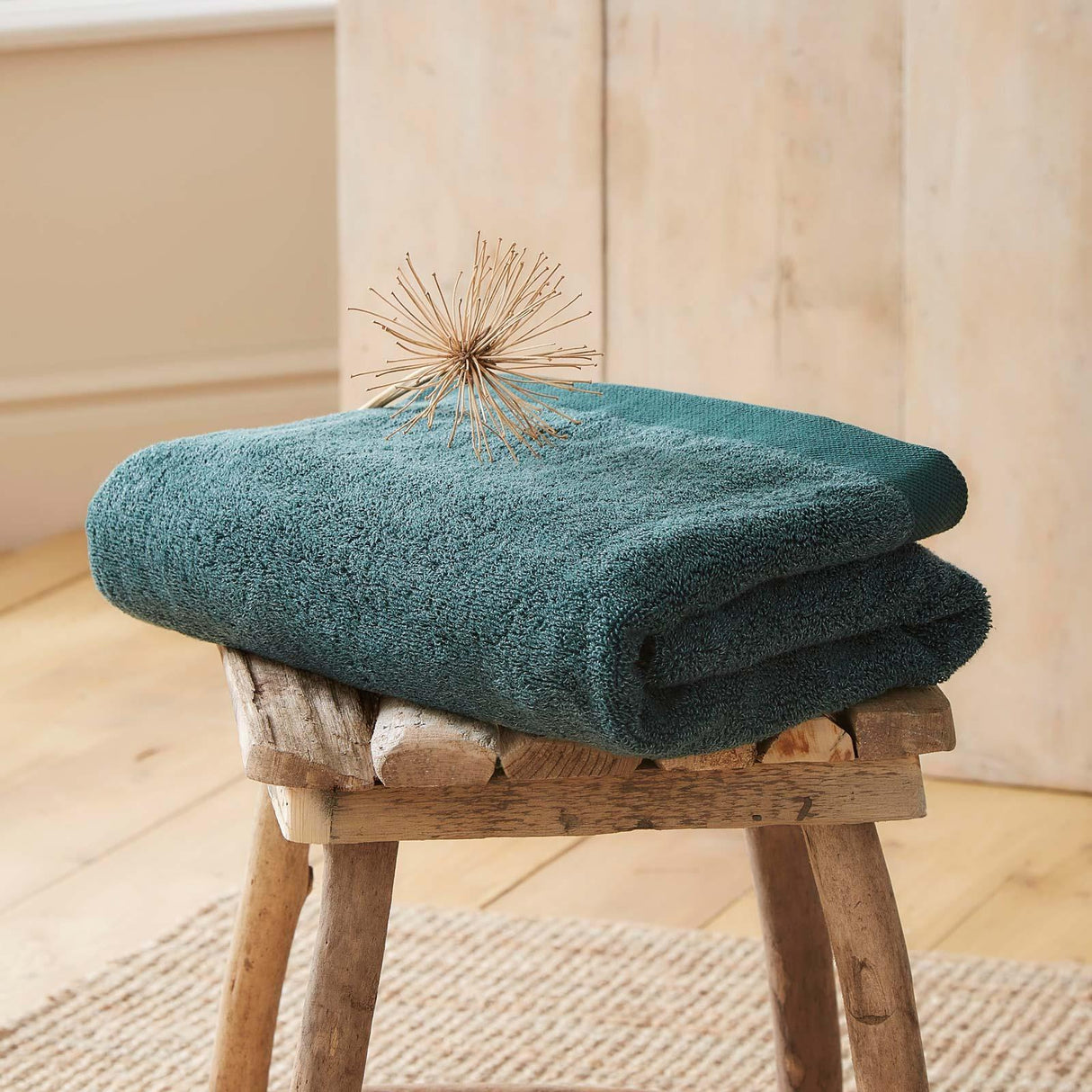 Abode Eco 550gsm Recycled Cotton Towel - Deep Green