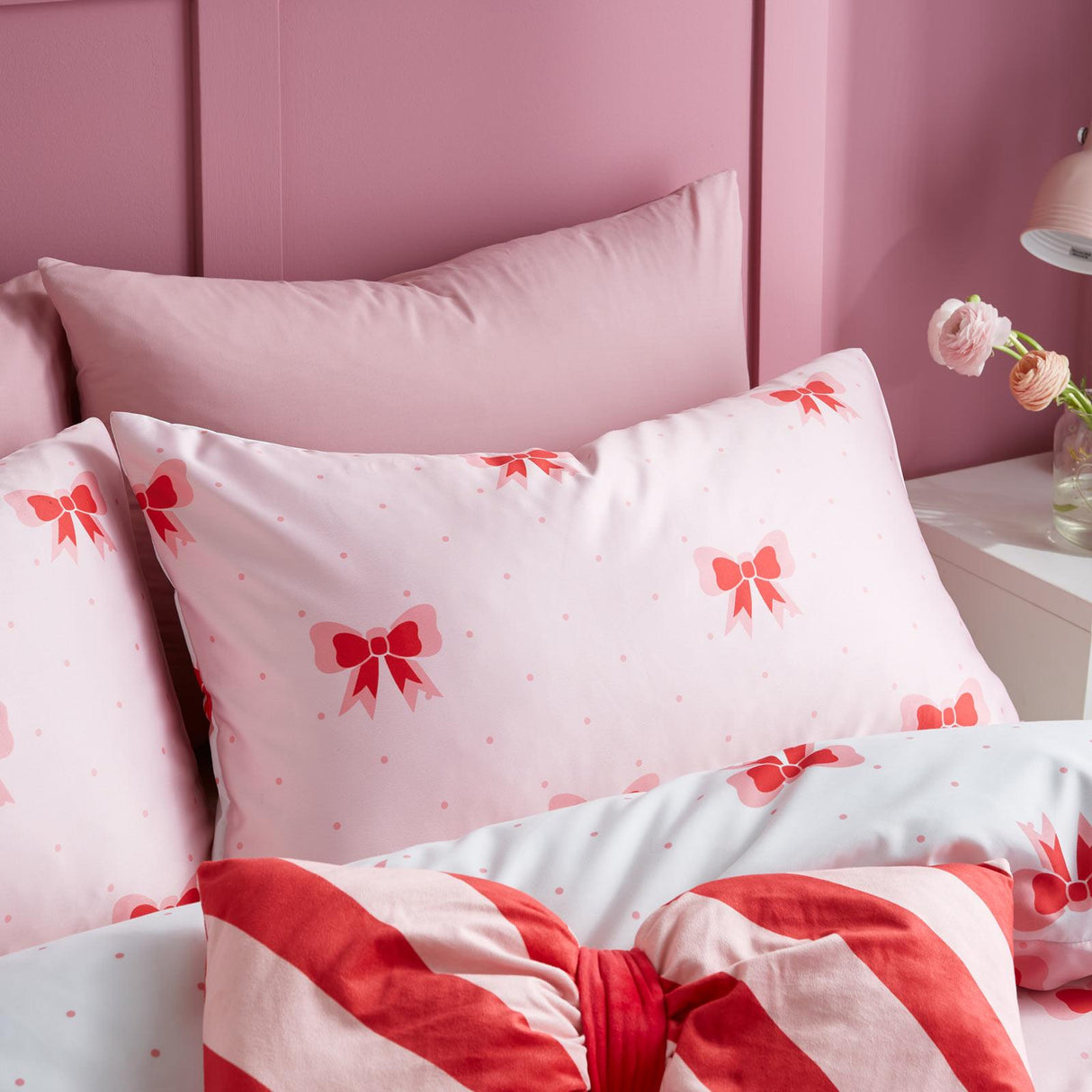 Sassy B Dotty Bows Duvet Cover Set 3
