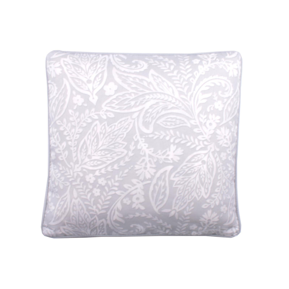 Dreams & Drapes Aveline Floral Green & Grey Cushion Cover 43cm x 43cm 5