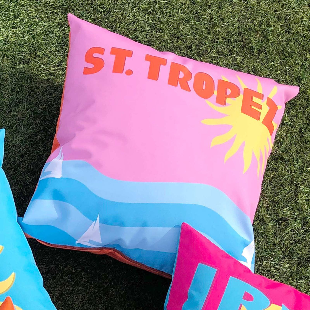 St Tropez Outdoor Cushion Cover 17" x 17" by furn.