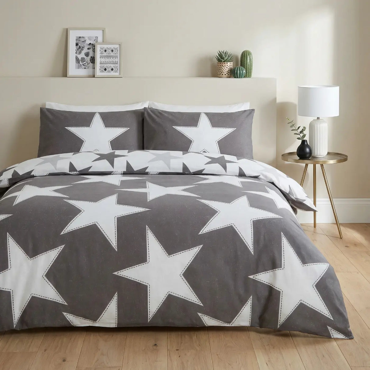 All Stars Duvet Cover Set - Grey
