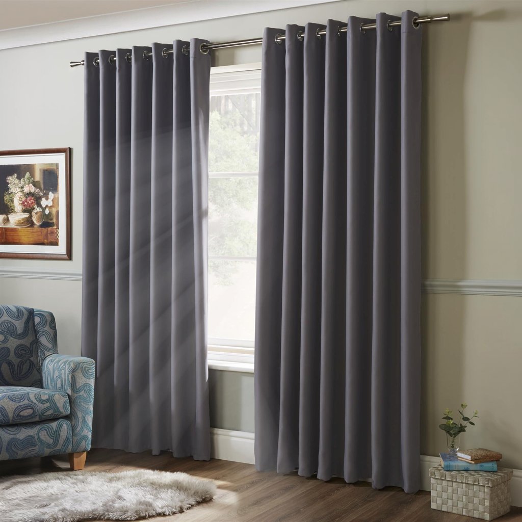 Elise Blackout Room Darkening Eyelet Curtains by Alan Symonds