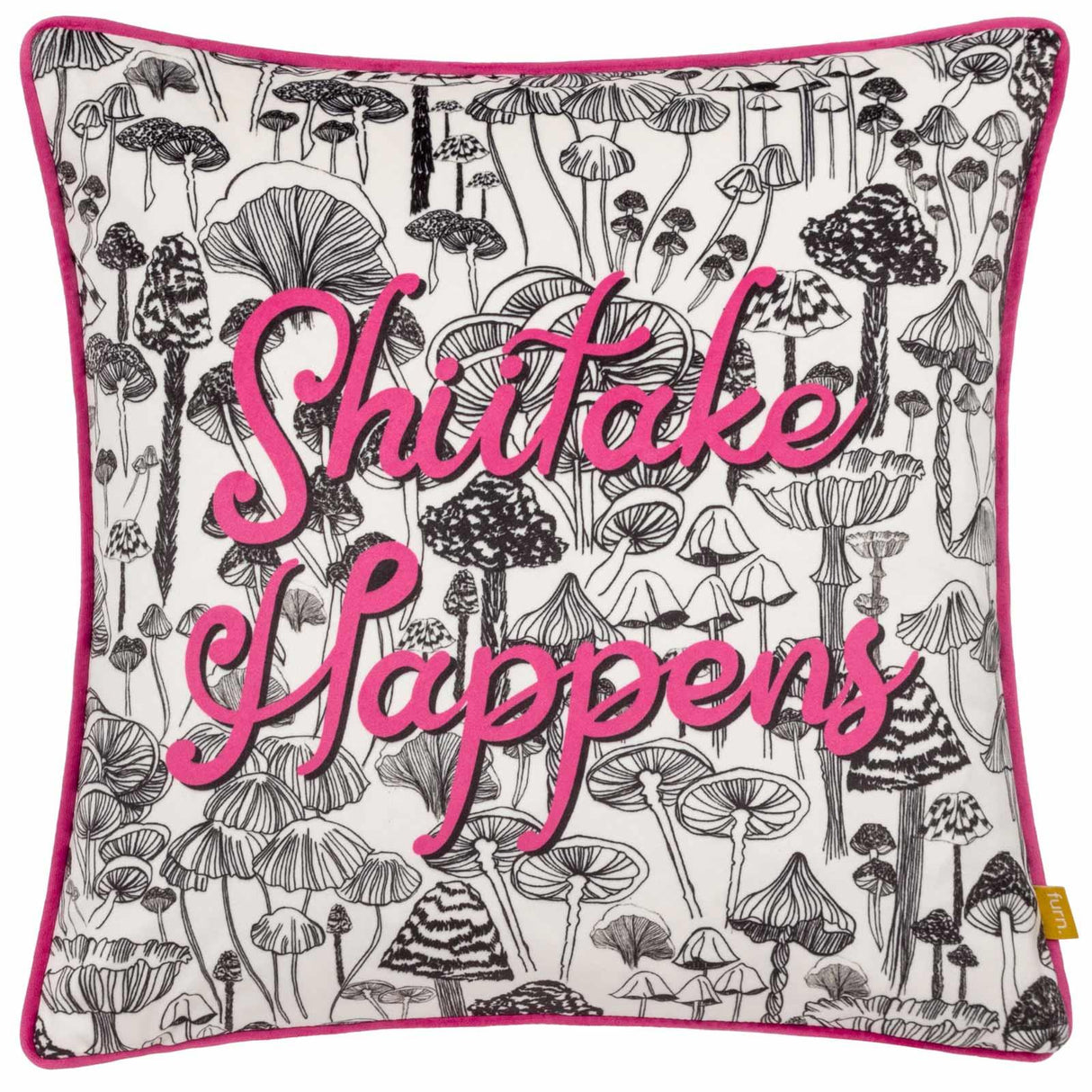 Shiitake Happens Cushion Cover 17" x 17" (43cm x 43cm) by furn. 2