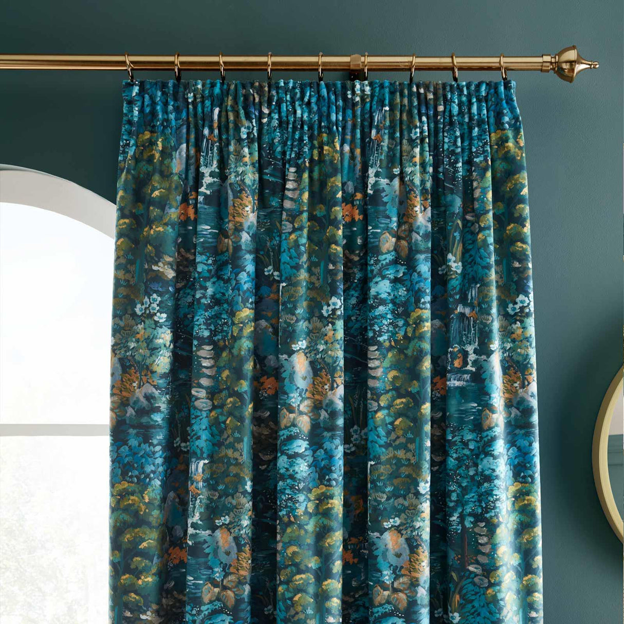 Garden Walk Tape Top Curtains by RHS
