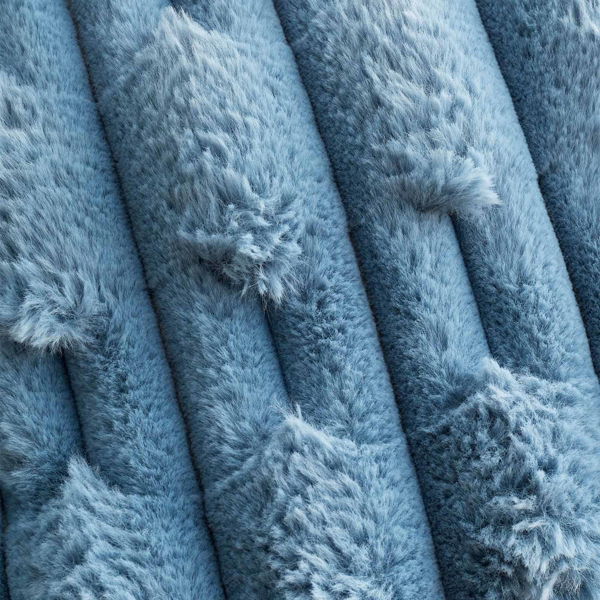 Bianca Carved Faux Fur Filled Cushion 50cm x 50cm 2