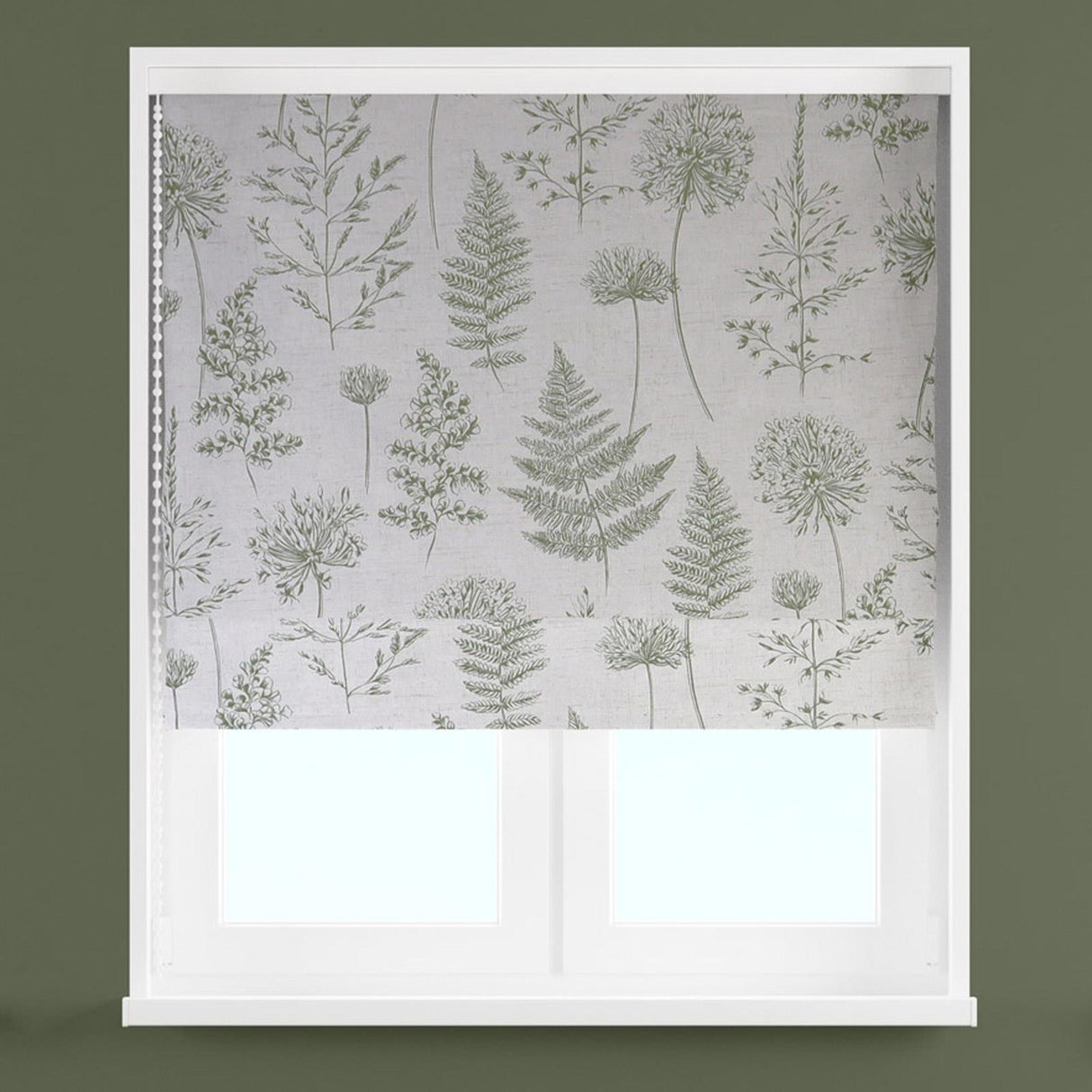 Chervil Fern Made To Measure Roman Blind by Style Furnishings