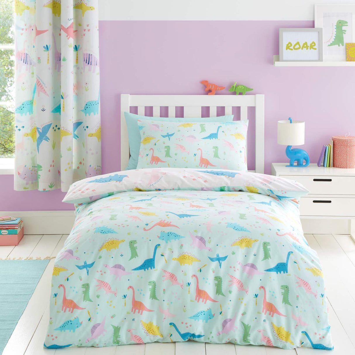 Dinosaur Friends Duvet Cover Set by Catherine Lansfield