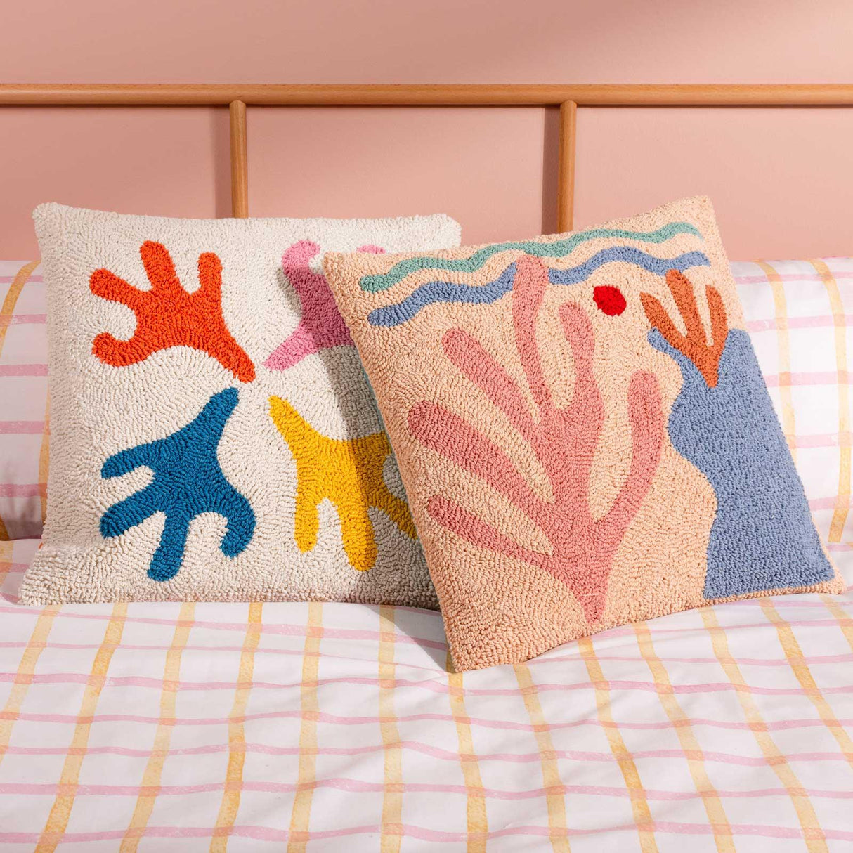 Corals Knitted Cushion Cover 18" x 18" (45cm x 45cm) by furn. 2
