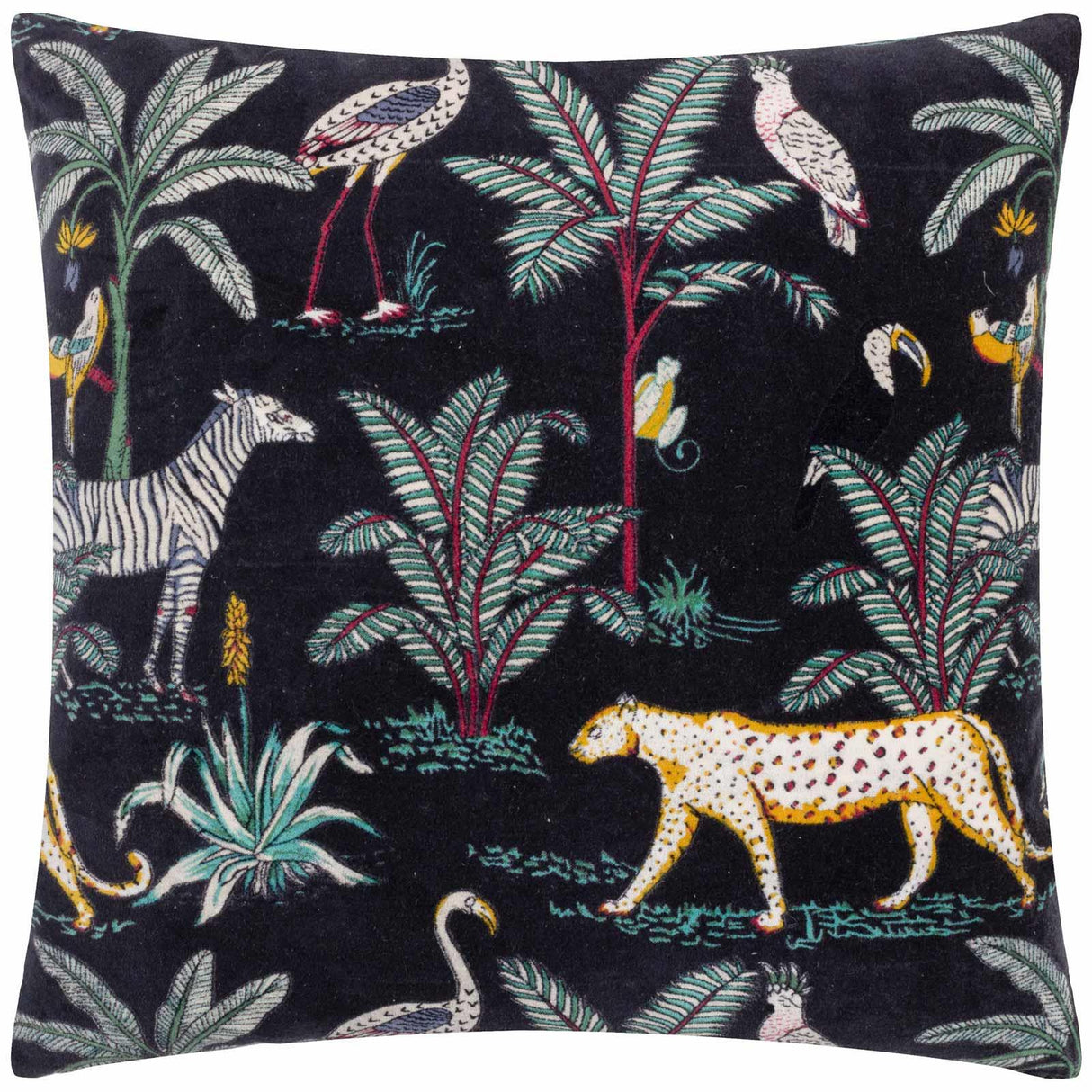Wilds Tropical Cushion Cover 22" x 22" (55cm x 55cm) by Wylder Tropics 3