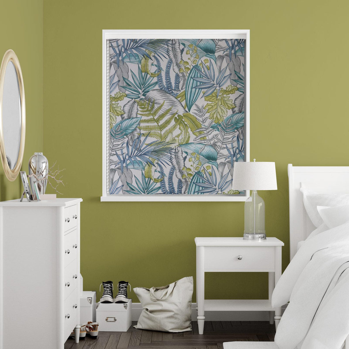 Maldives Reef Made To Measure Roman Blind by Style Furnishings