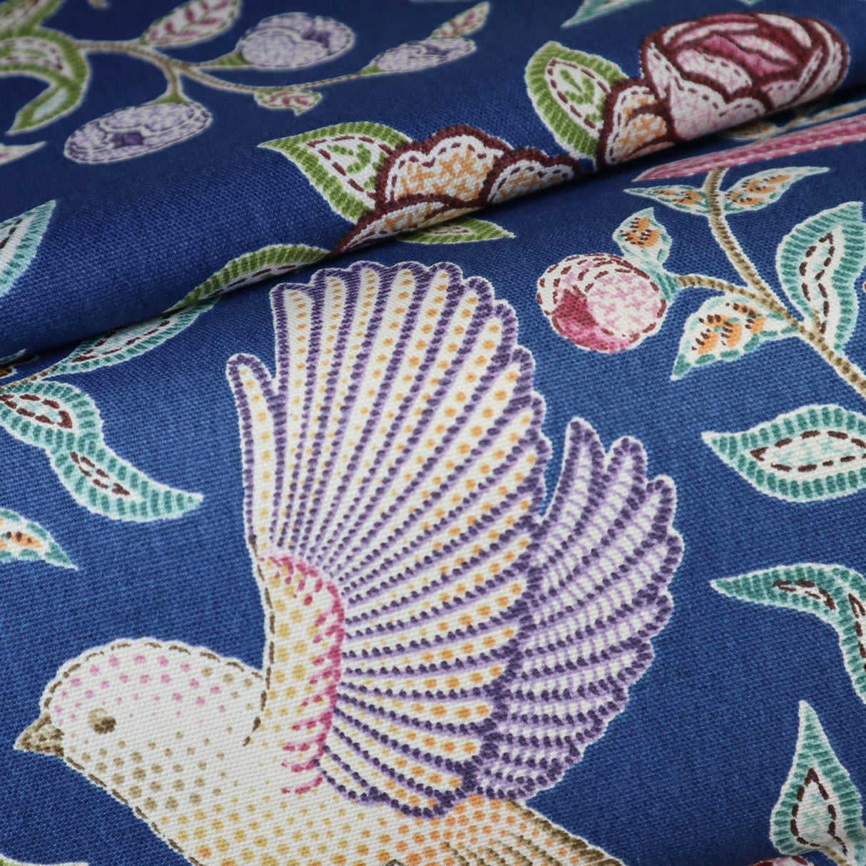 Heritage Midnight Made To Measure Roman Blind by Style Furnishings