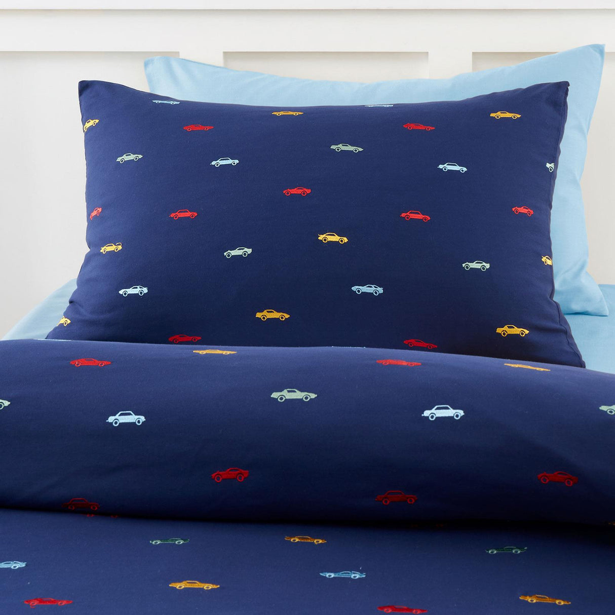 Embroidered Cars Duvet Cover Set by Catherine Lansfield