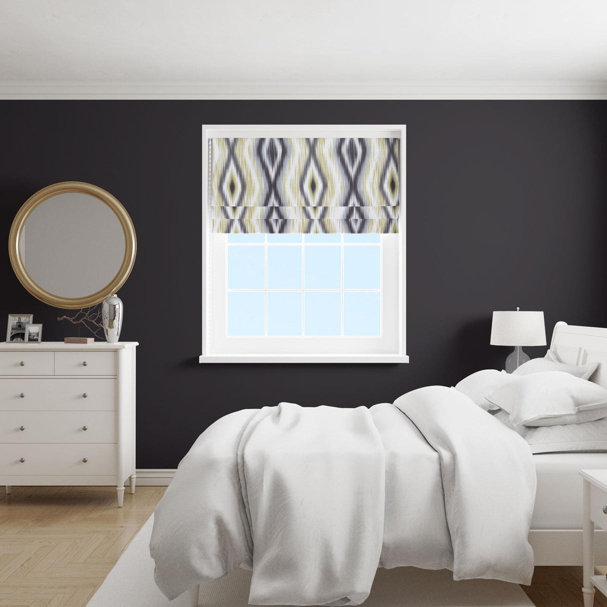 Nepal Ochre Made To Measure Roman Blind by Style Furnishings