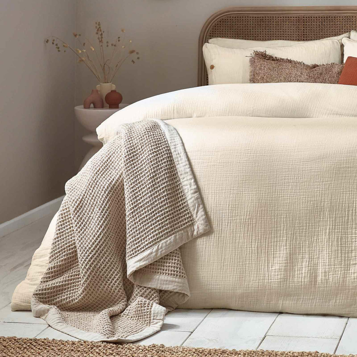 Lark Cotton Muslin Duvet Cover Set by Yard