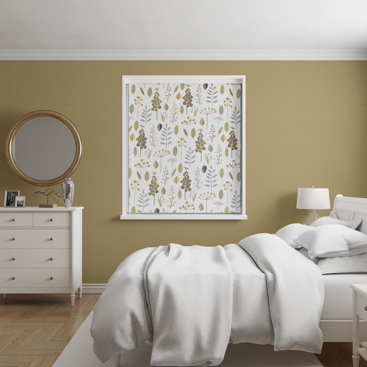 Amala Saffron Made To Measure Roman Blind by Style Furnishings