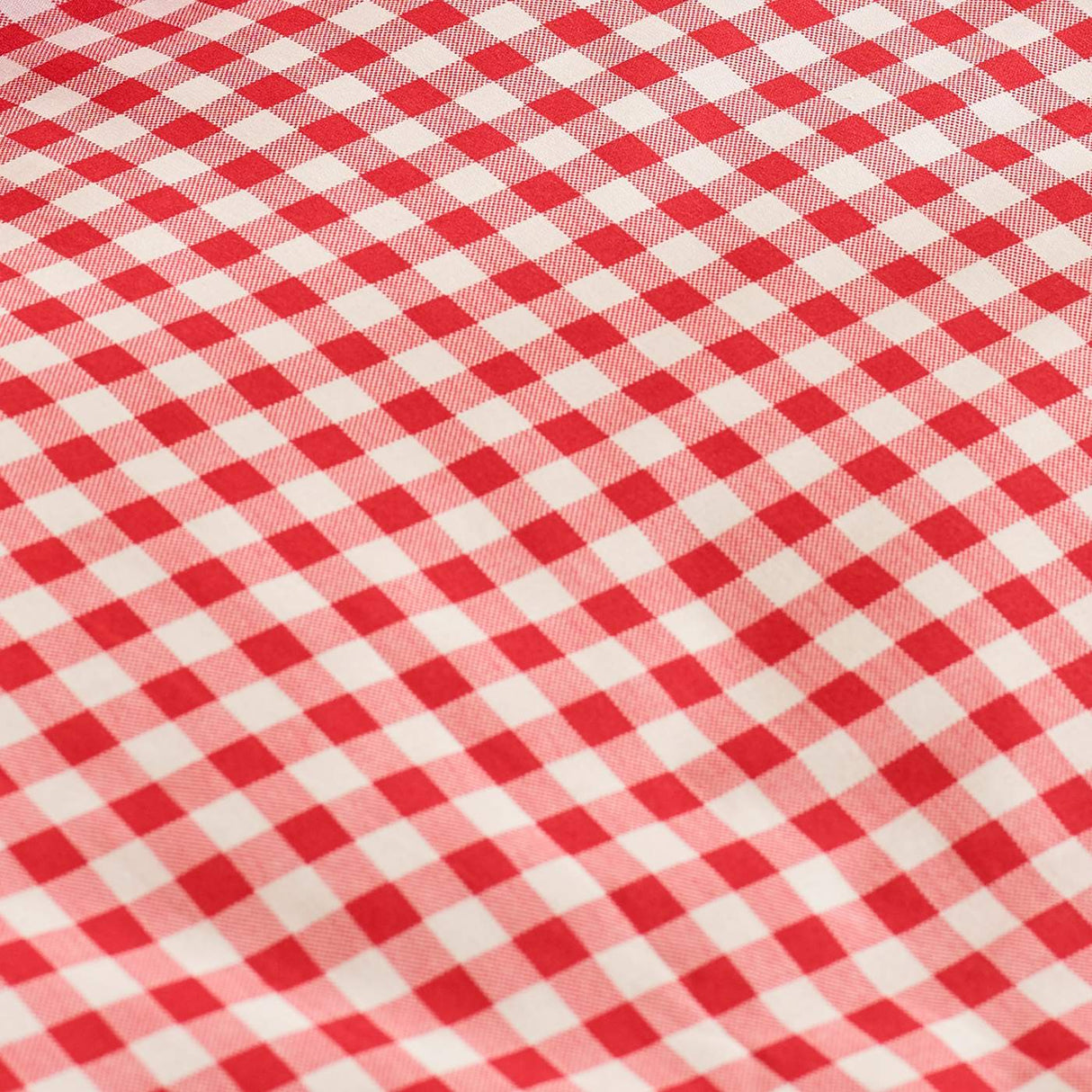 Catherine Lansfield Bamford Gingham Check Fitted Sheet Red