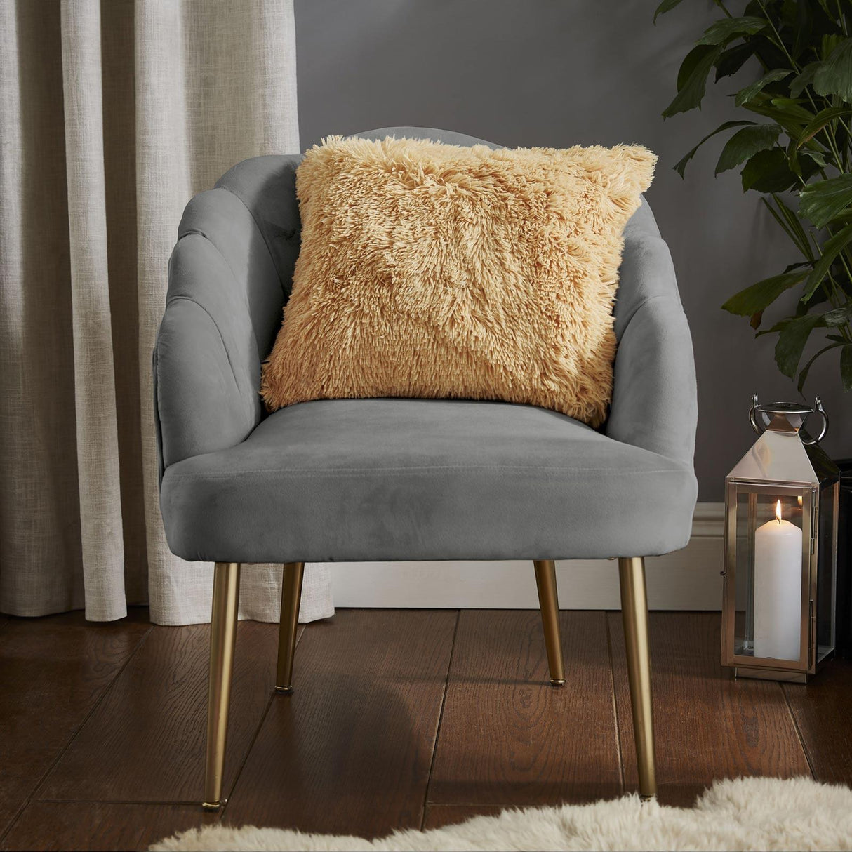 Catherine Lansfield Cuddly Soft Filled Cushion 45cm x 45cm (18" x 18") 37