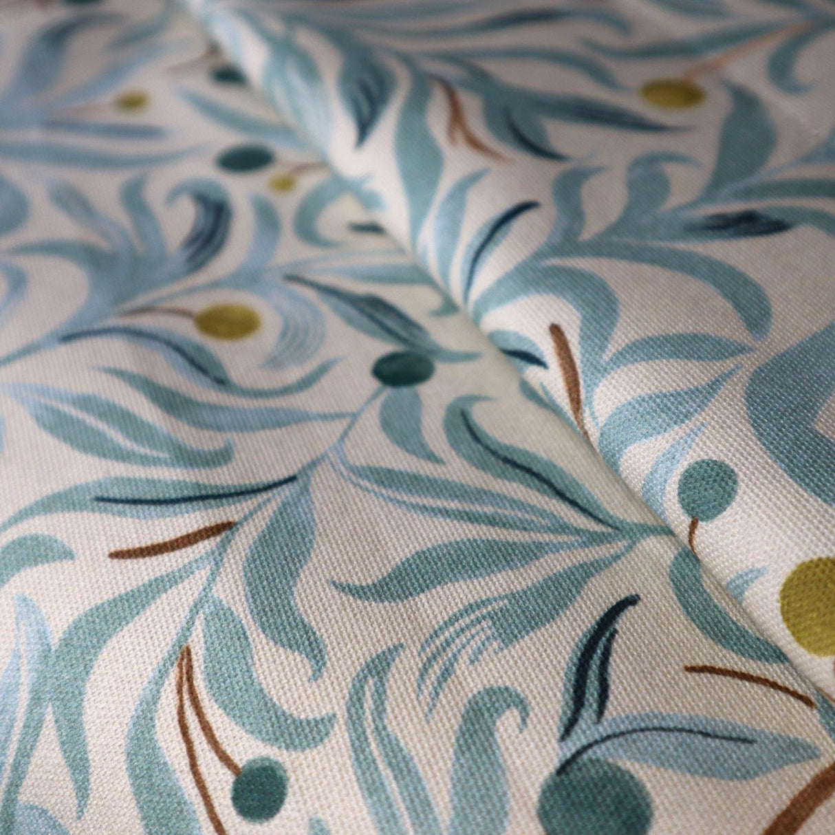 Bedgebury Aqua Made To Measure Roman Blind by Style Furnishings