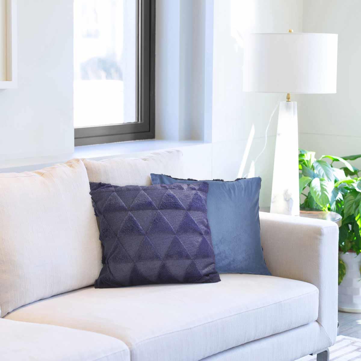 Nyla Triangle Cushion Cover 17x17" (43x43cm) by Emma Barclay 7