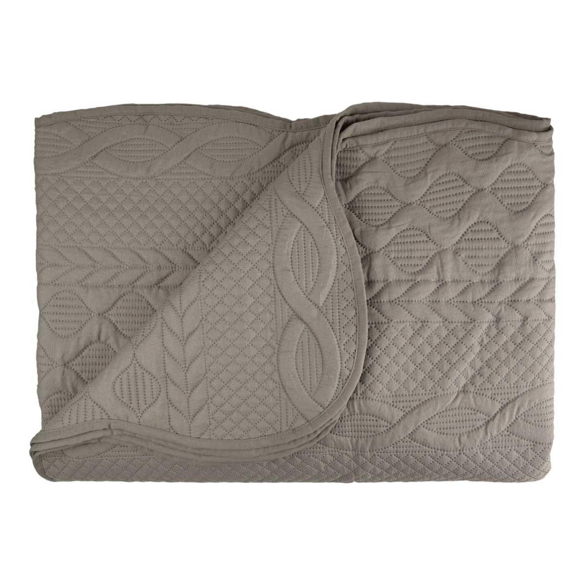 Aran Textured Bedspread Set by Emma Barclay