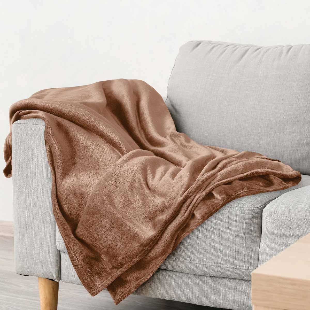 Snug Flannel Fleece Blanket Super Soft Throw by Emma Barclay