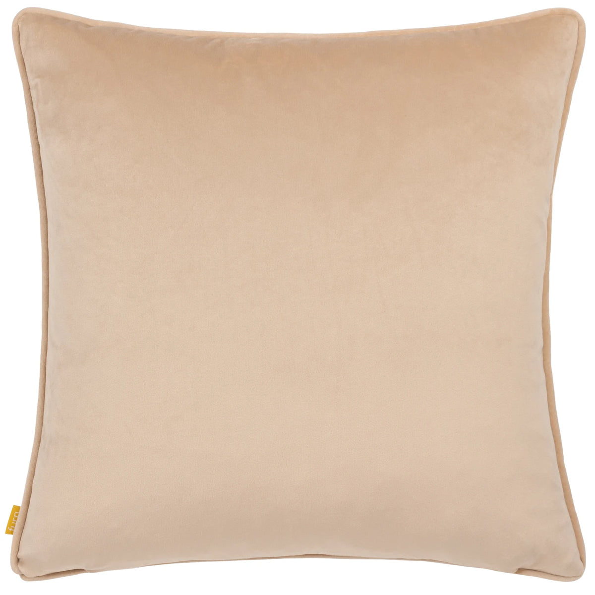Bee Deco Geometric Velvet Champagne Cushion Cover 43cm x 43cm - additional product view 2
