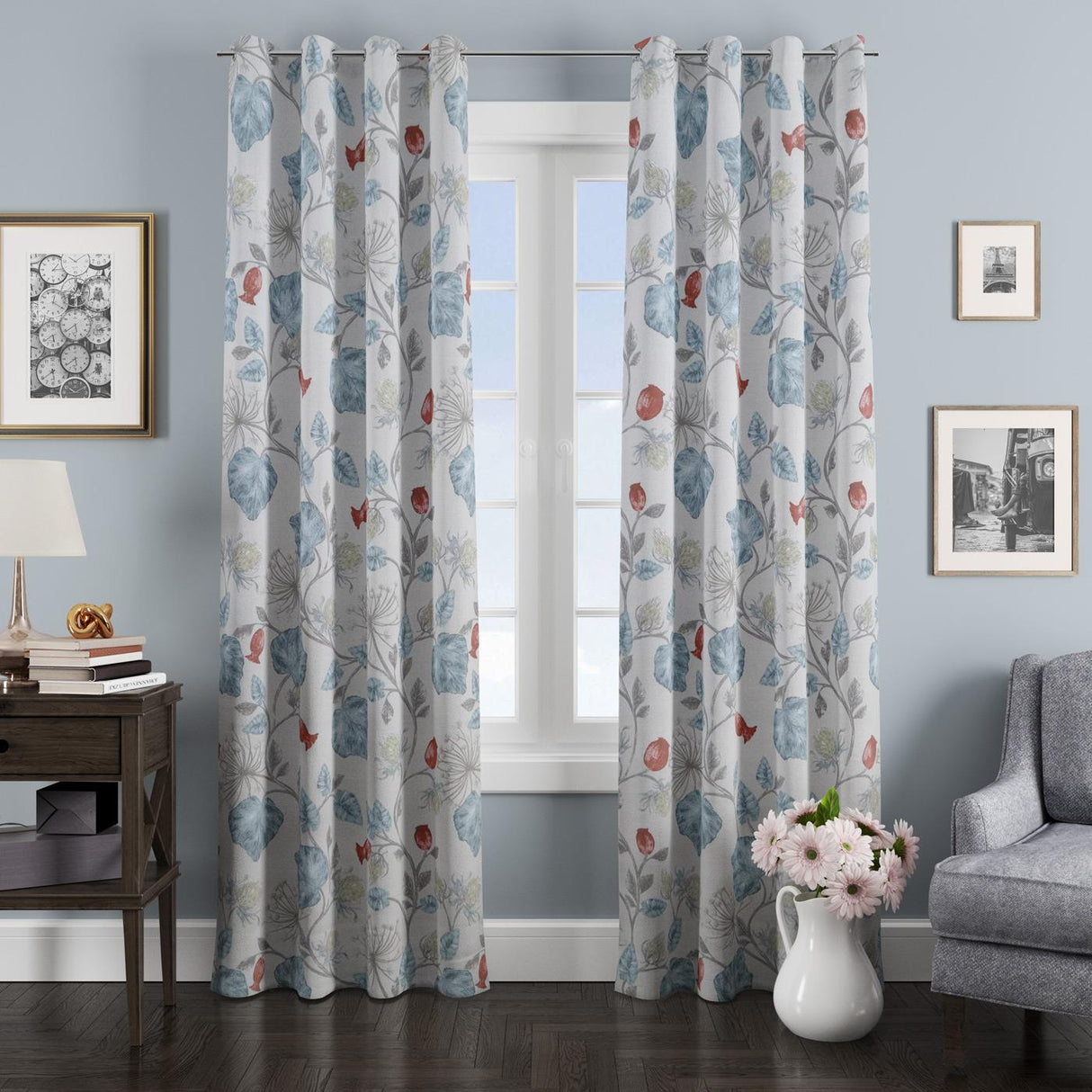 Parchment Wedgewood Made To Measure Curtains by Style Furnishings