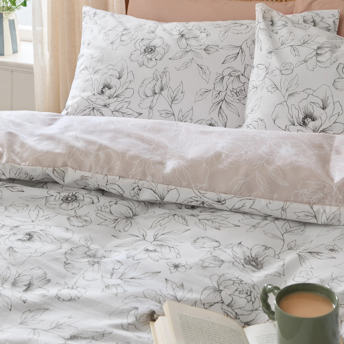 Bella Natural Duvet Cover Bedding Set - additional product view 2